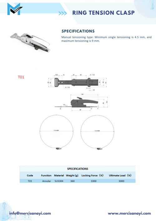 Ring Tension Clasp | T01