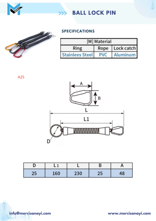 Ball Lock Pin | A25