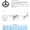 Super Reinforced Nylon Handwheel With Finger Gears | W02