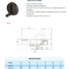 Technopolymer- Solid Handwheel With Fold Away Handle | W05