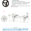 Reinforced Plastic Steel Handwheel With Indicator | W09