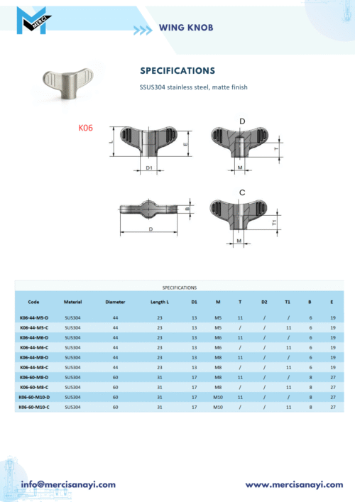 Wing Knob | K06