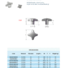 Four Star Nut Knob | K18