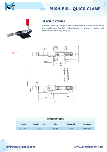 Push-Pull Quick Clamp | C27