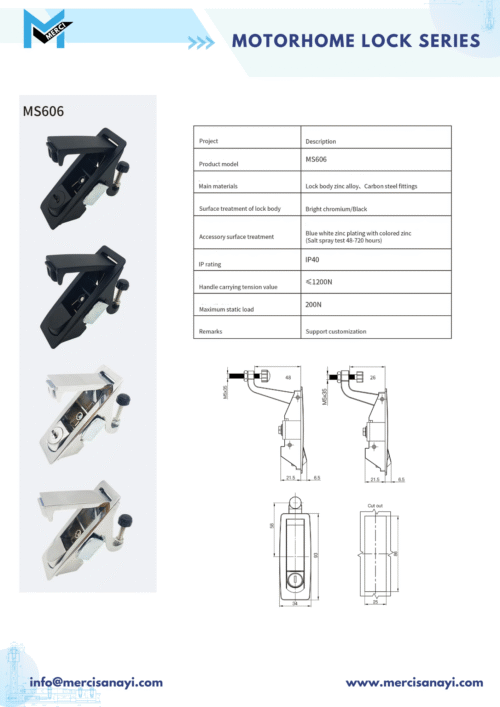 Motorhome Lock Series | MS606