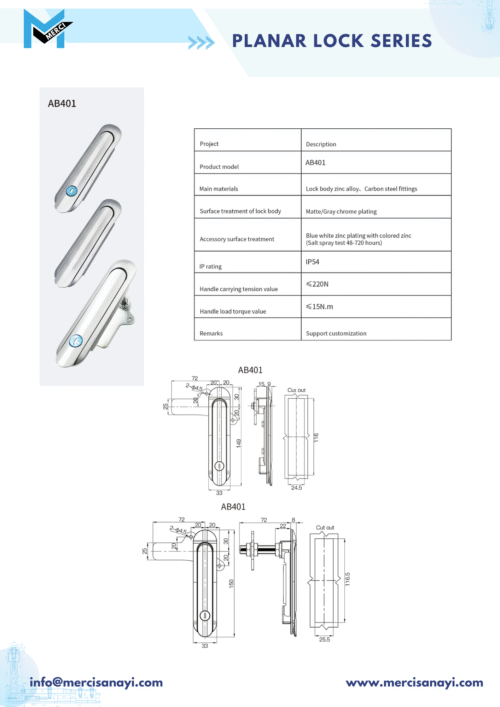 Planar Lock Series | AB401