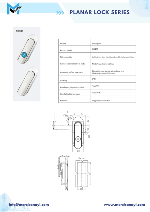 Planar Lock Series | AB403