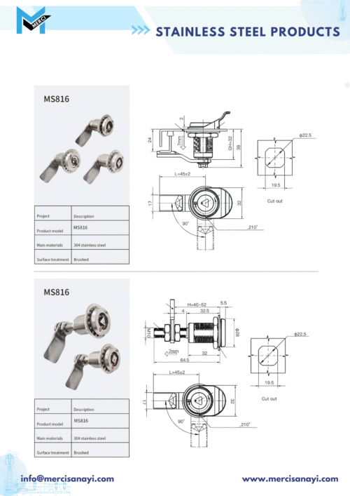 Stainless Steel Products | MS816