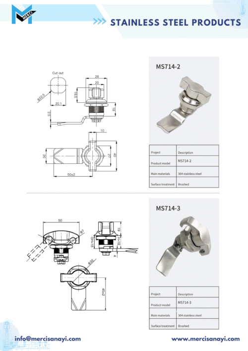 Stainless Steel Products | MS714-2, MS714