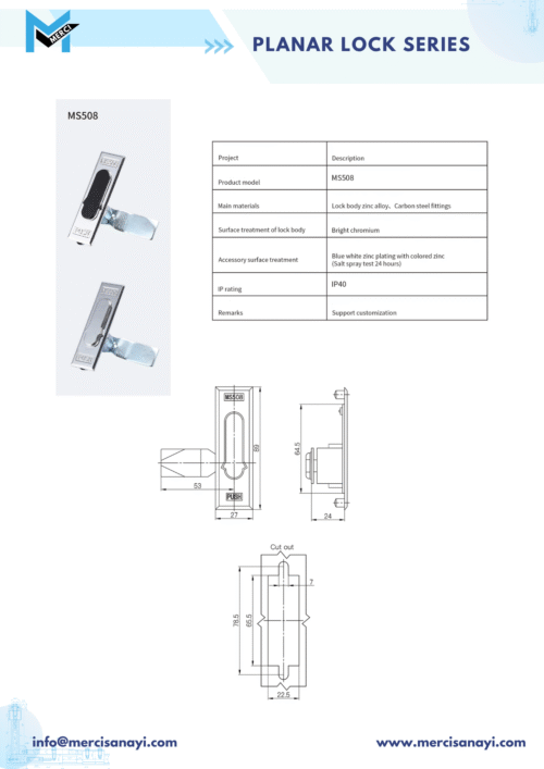 Planar Lock Series | MS508