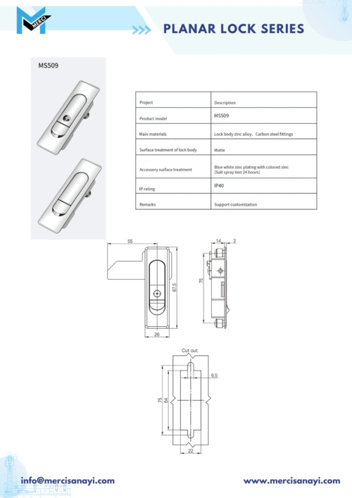 Planar Lock Series | MS509