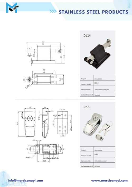 Stainless Steel Products | DJ14, DKS