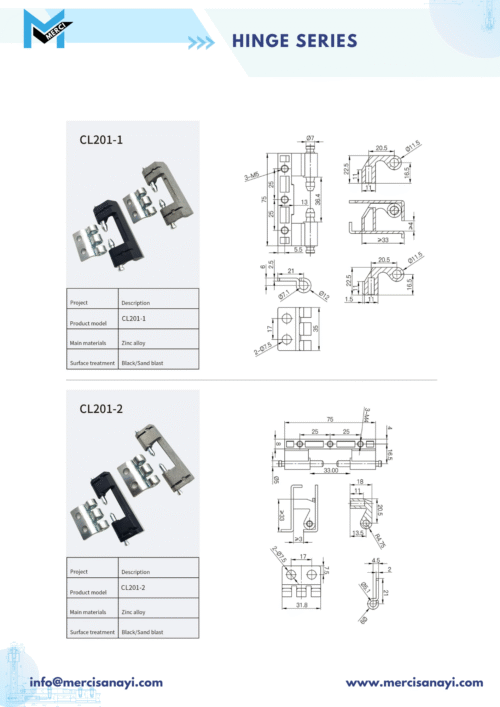 Hinge Series | CL201-1, 201-2