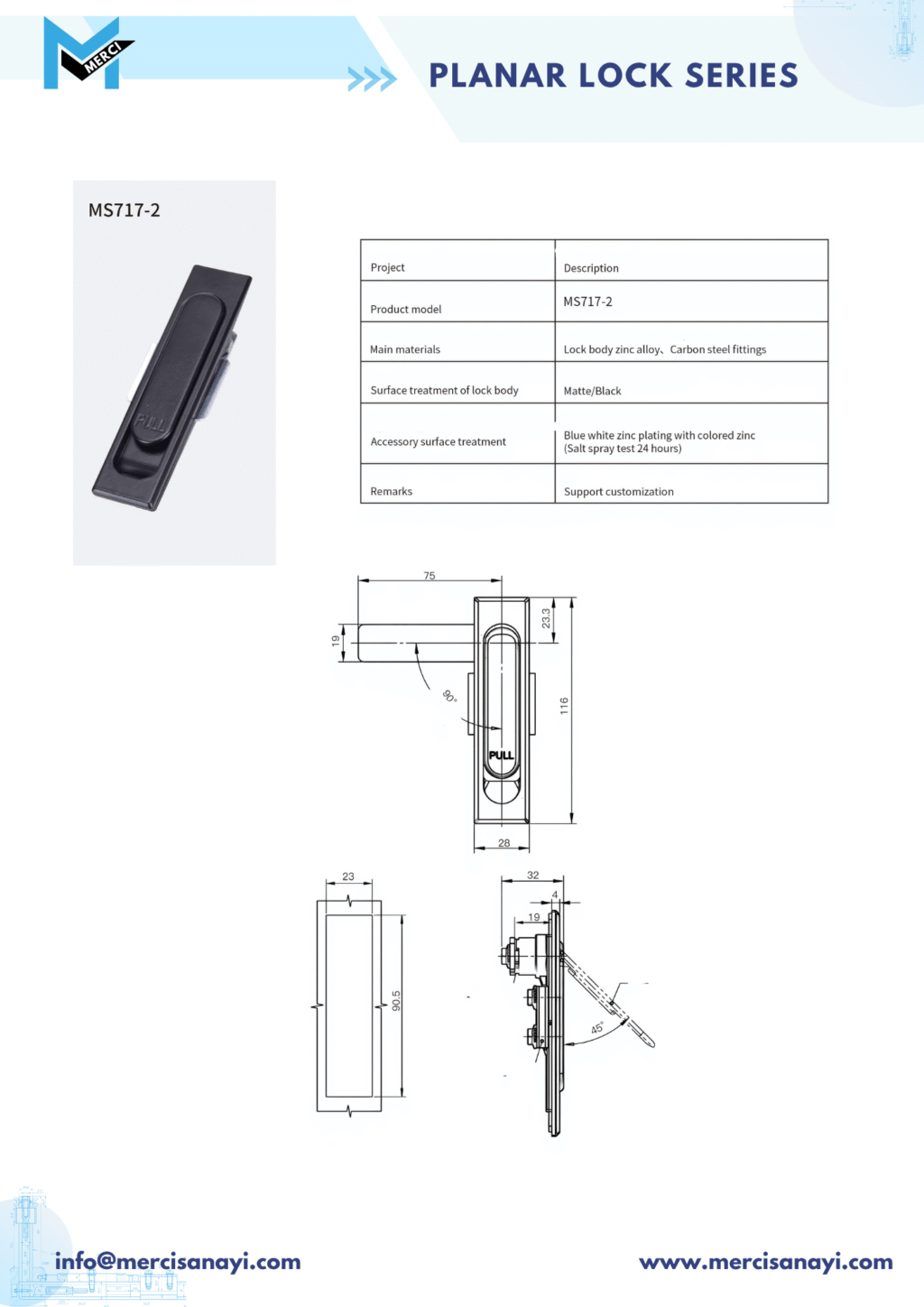 Planar Lock Series | MS717-2
