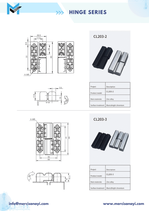 Hinge Series | CL203-2, CL203-3