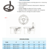 Three Spoke Handwheel | W011