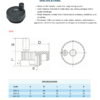 Technopolymer- Diamond Cutted Knob With Handle | W01