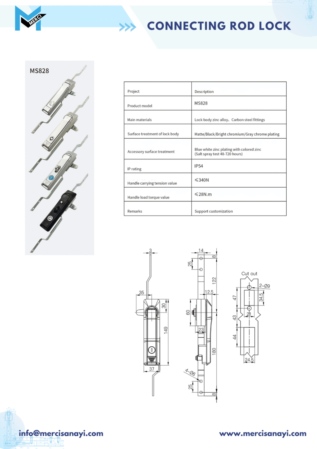 Connecting Rod Lock | MS828