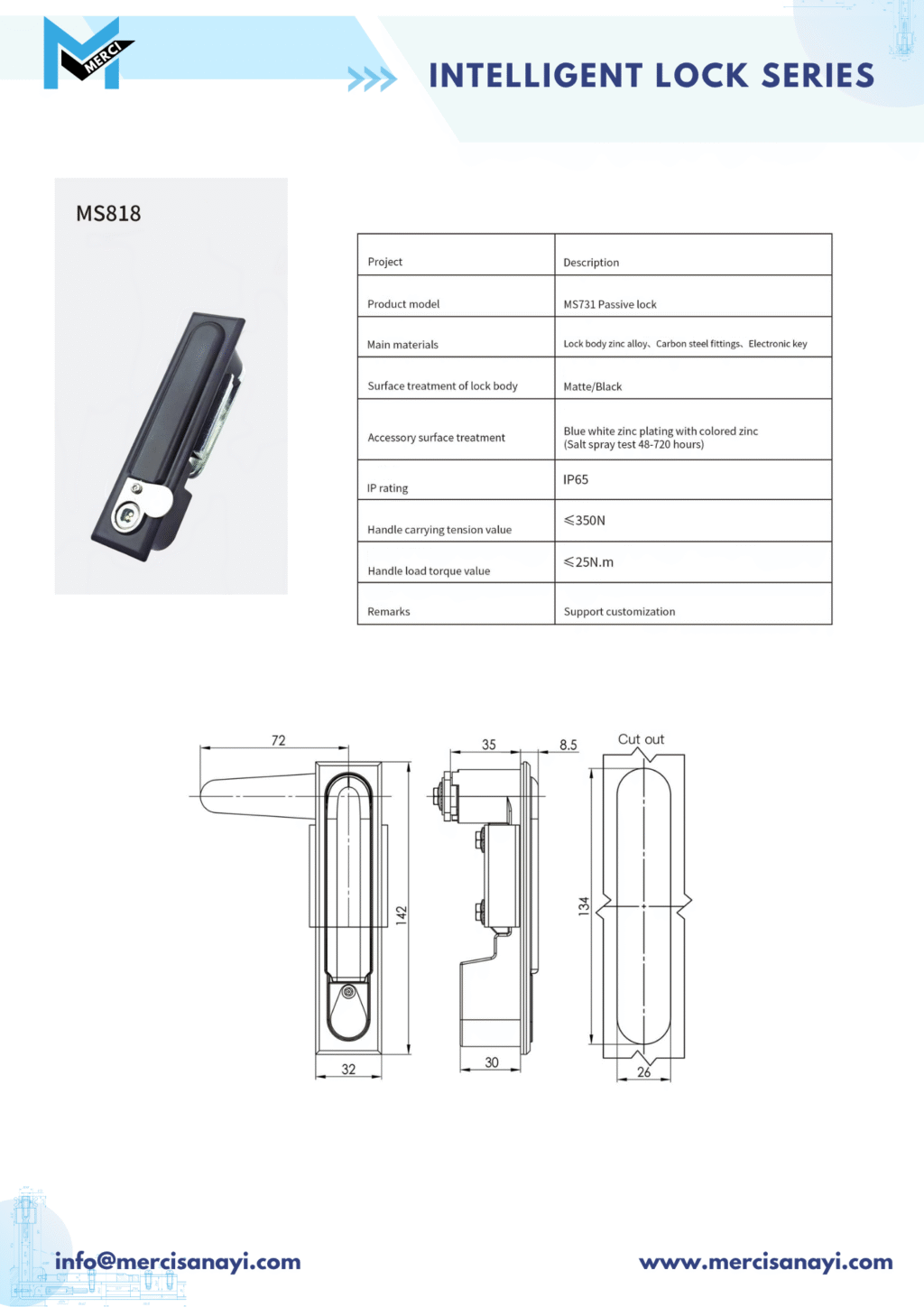 Intelligent Lock Series | MS818