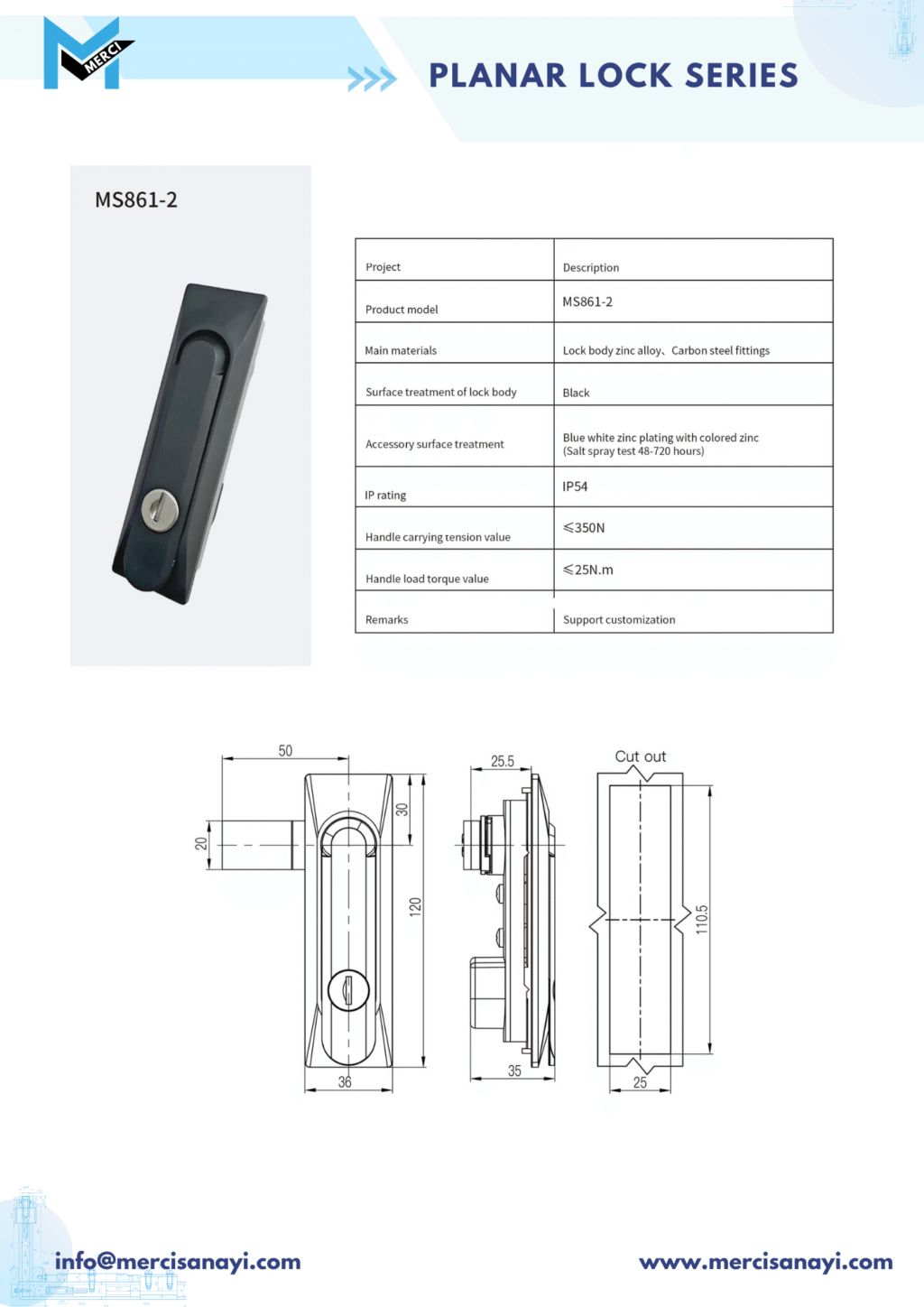 Planar Lock Series | MS861-2