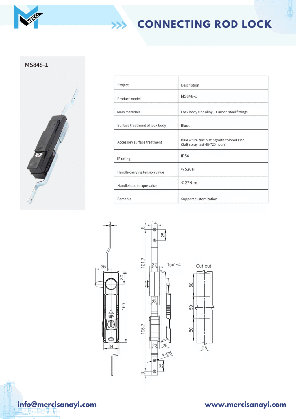 Connecting Rod Lock | MS848-1