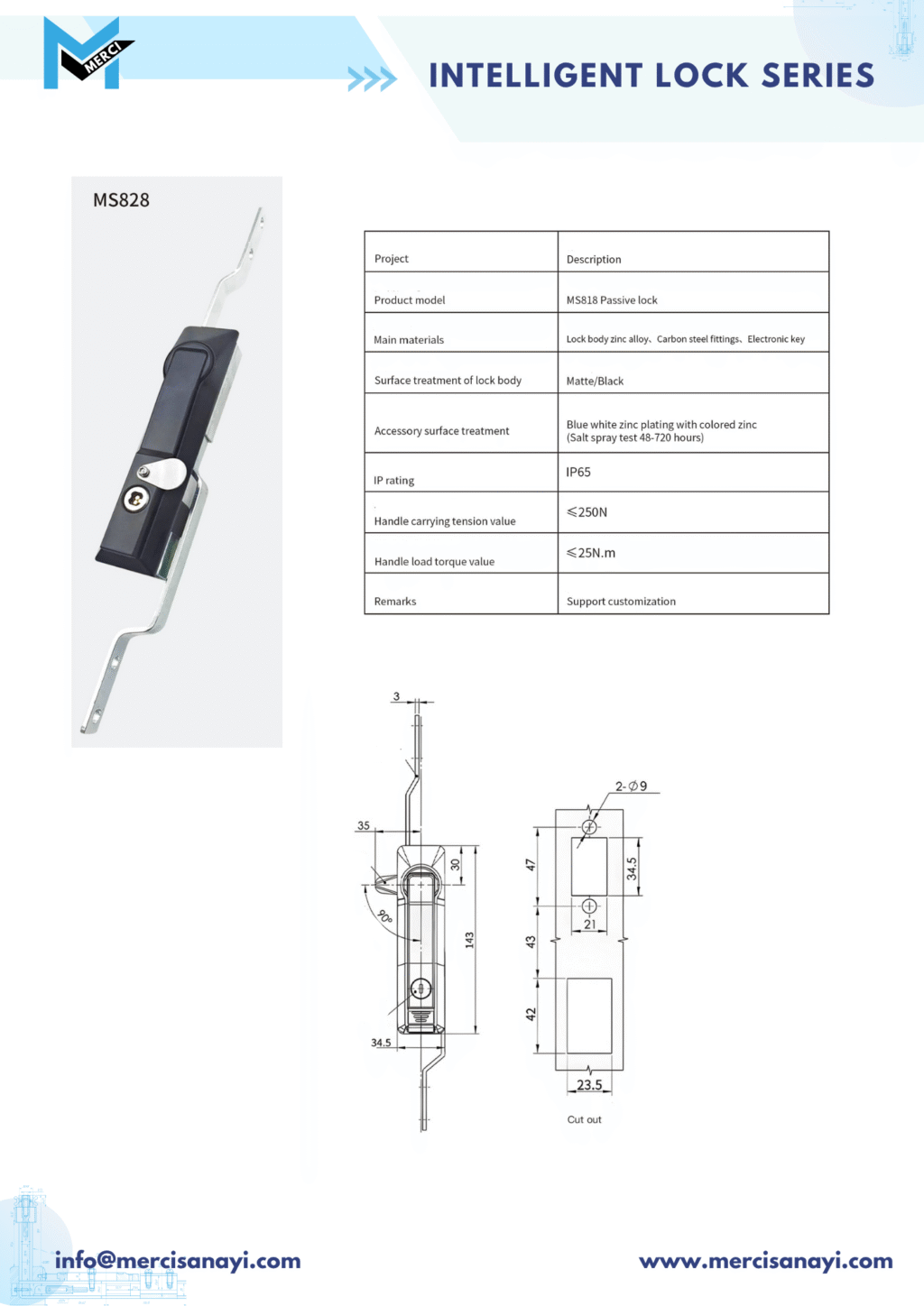 Intelligent Lock Series | MS828