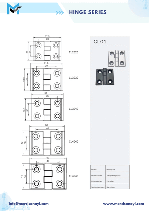 Hinge Series | CL01