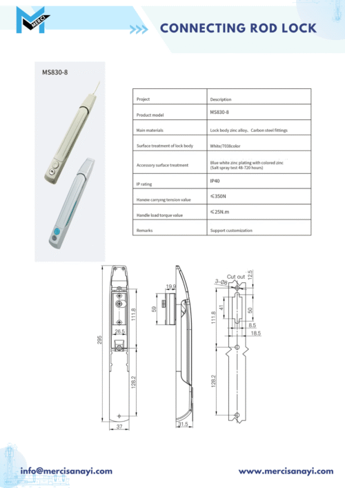 Connecting Rod Lock | MS830-8