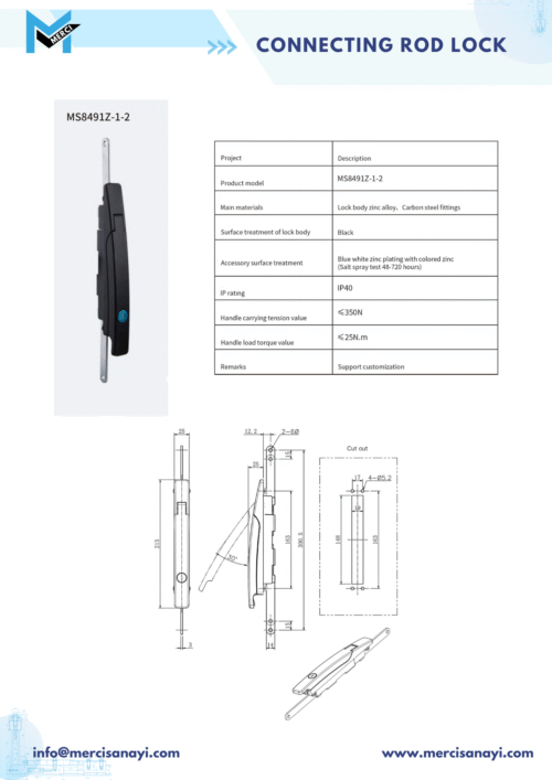 Connecting Rod Lock | MS8491Z-1-2