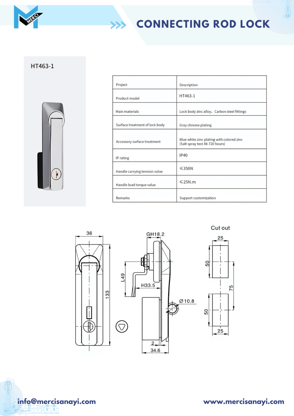 Connecting Rod Lock | HT-463-1