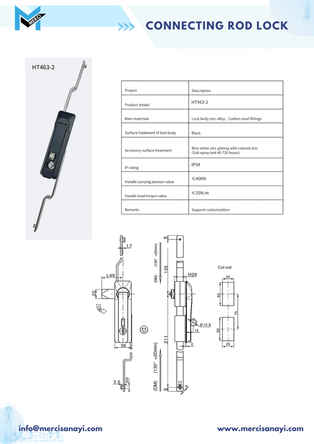 Connecting Rod Lock | HT-463-2