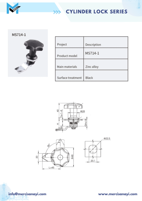 Cylinder Lock Series | MS714-1