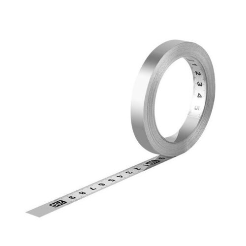 Stainless Steel Ruler Adhesive Metric Scale with Adhesive Self-Adhesive Ruler Strip Sticker Mechanical Wear Table Saw Ruler stainless steel sticky tape