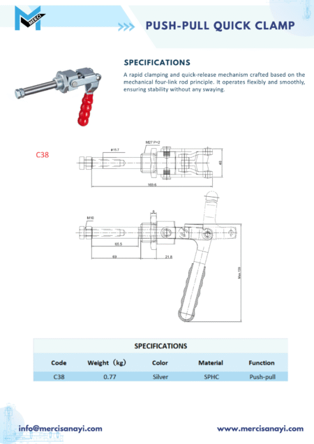 Push-Pull Quick Clamp | C38