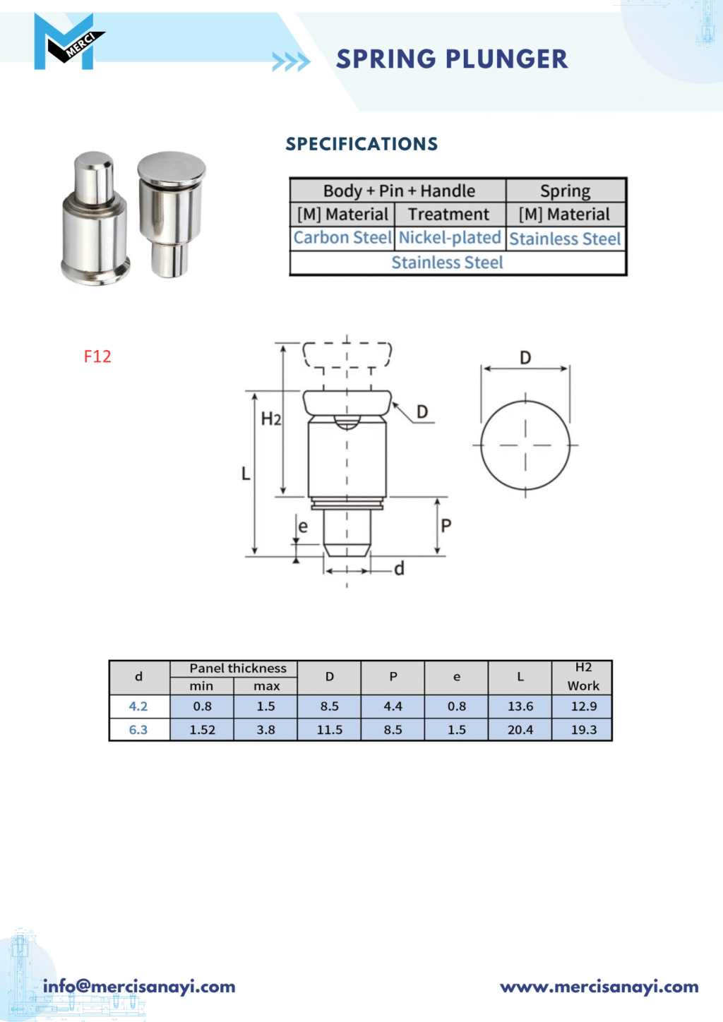 Spring Plunger | F12