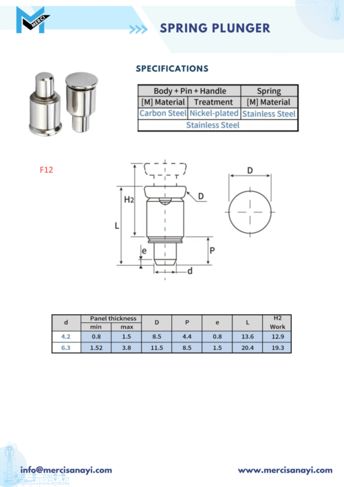 Spring Plunger | F12