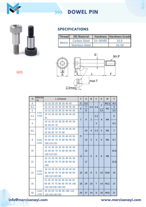 Dowel Pin | G01