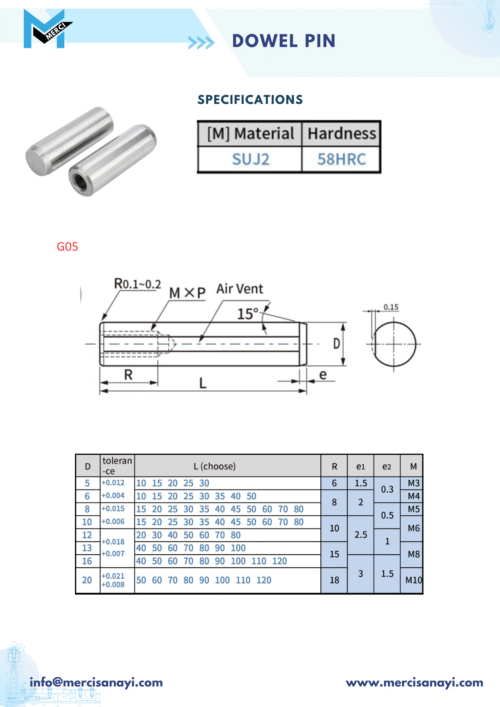 Dowel Pin | G05