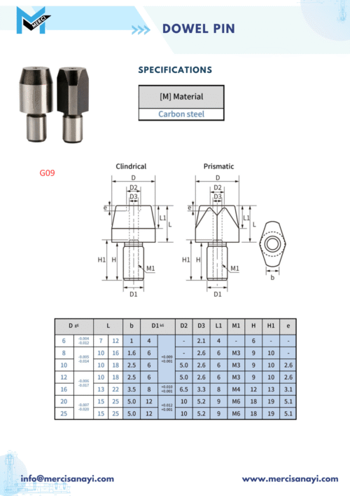 Dowel Pin | G09