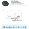 Solid Handwheel with Fold away Handle | W12