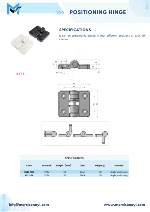 Positioning Hinge | X121