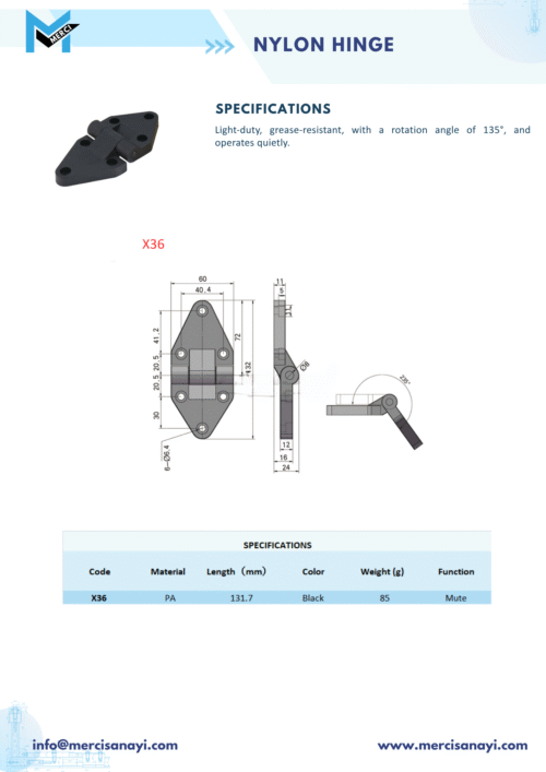 Nylon Hinge | X36