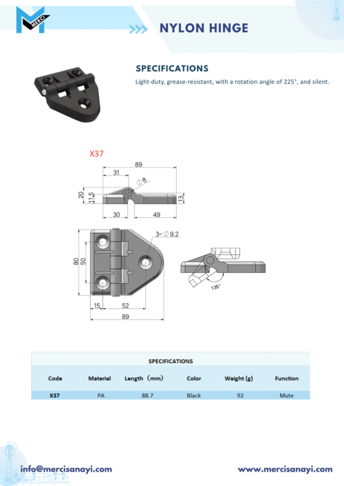 Nylon Hinge | X37