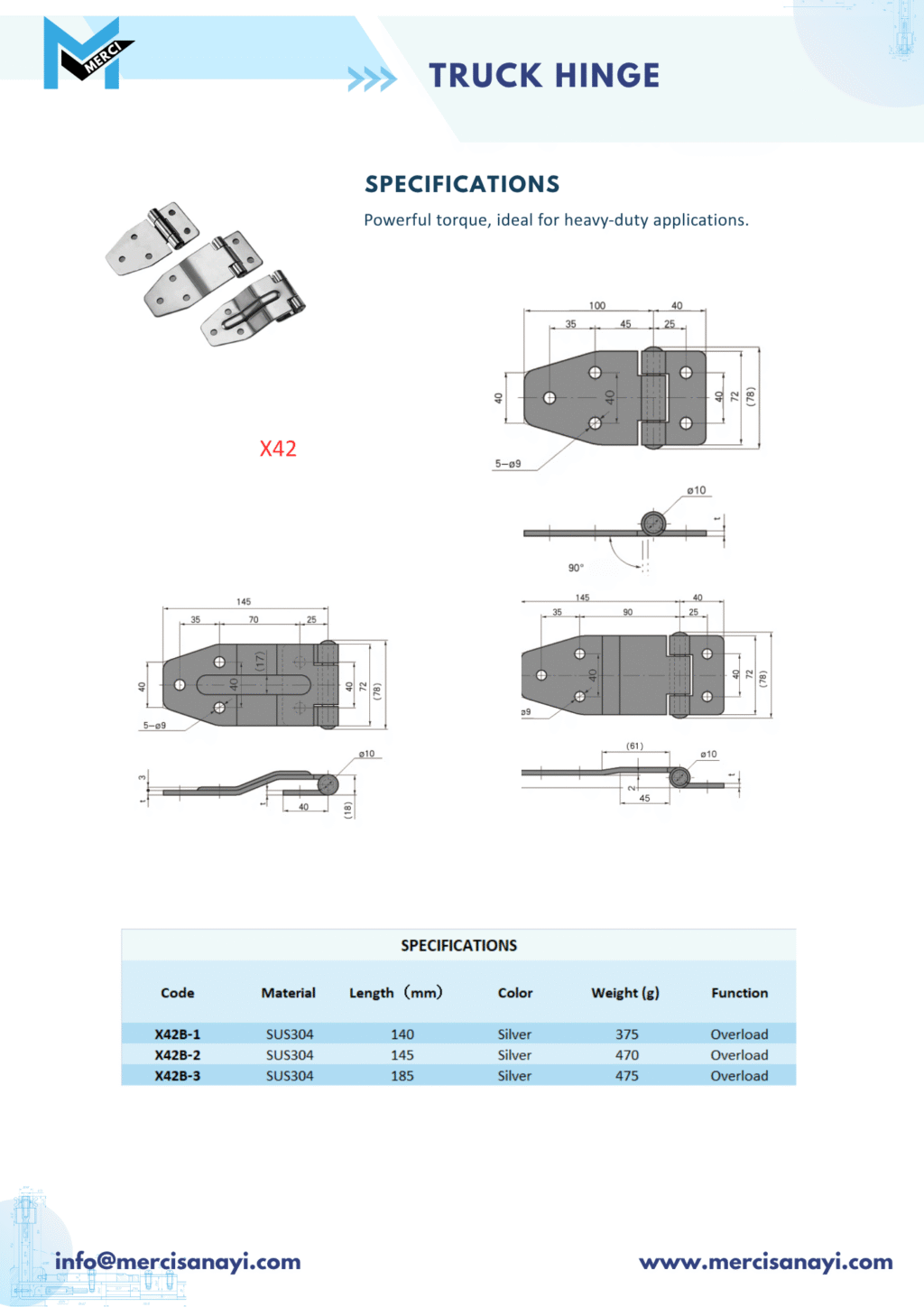 Truck Hinge | X42