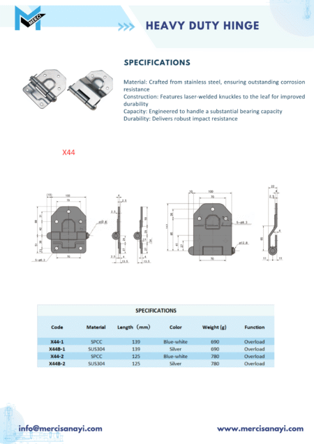 Heavy Duty Hinge | X32