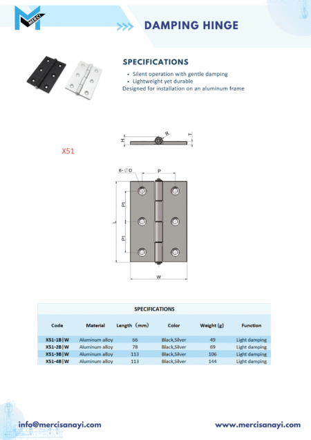 Damping Hinge | X51