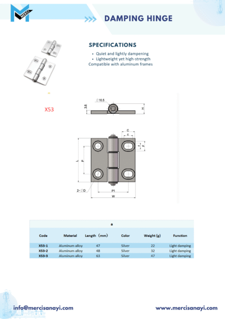 Damping Hinge | X53