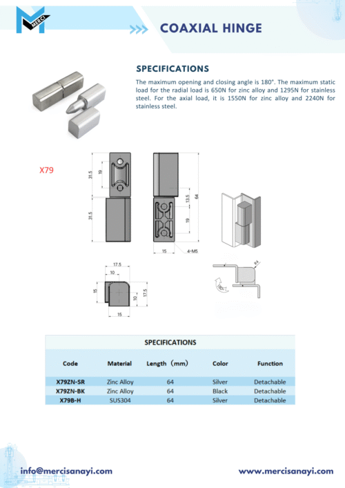 Coaxial Hinge | X79