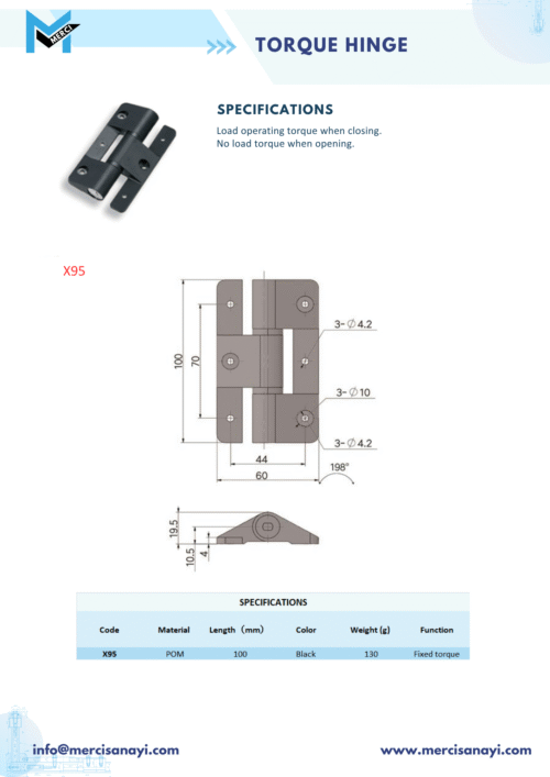 Torque Hinge | X95