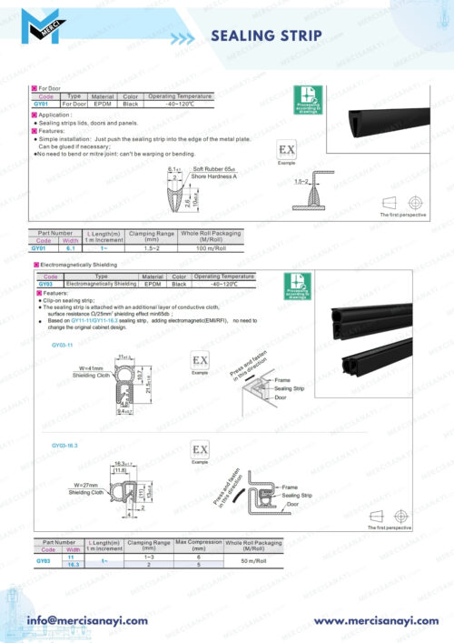 Sealing Strip for door GY01
